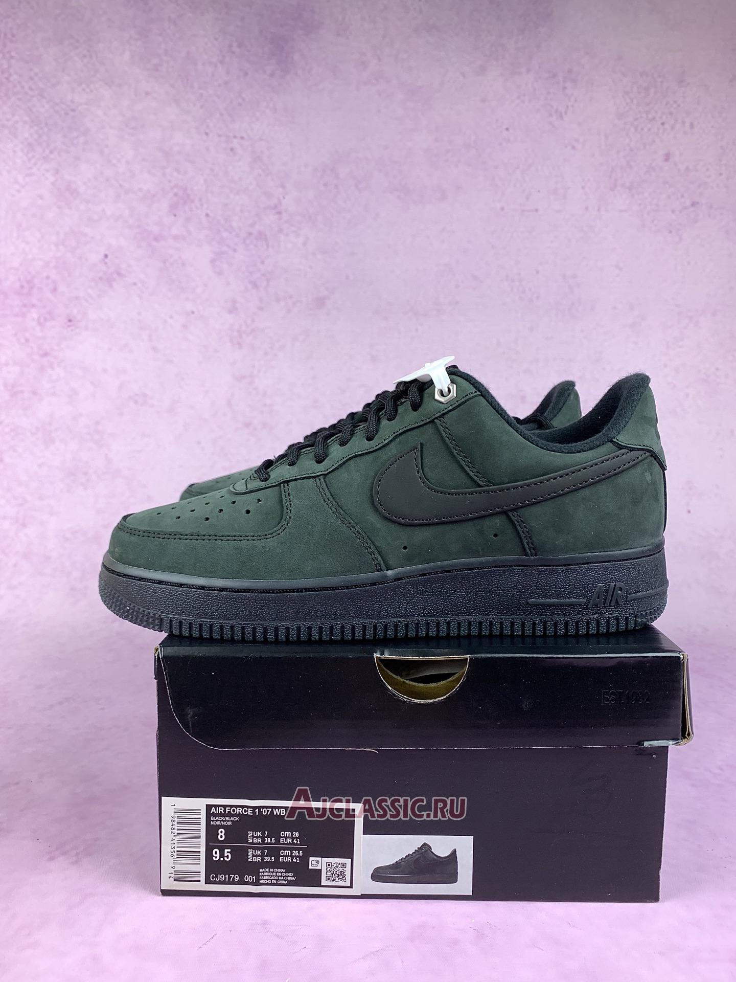 New Nike Air Force 1 Low "Black Nubuck" CJ9179-001 Shoes