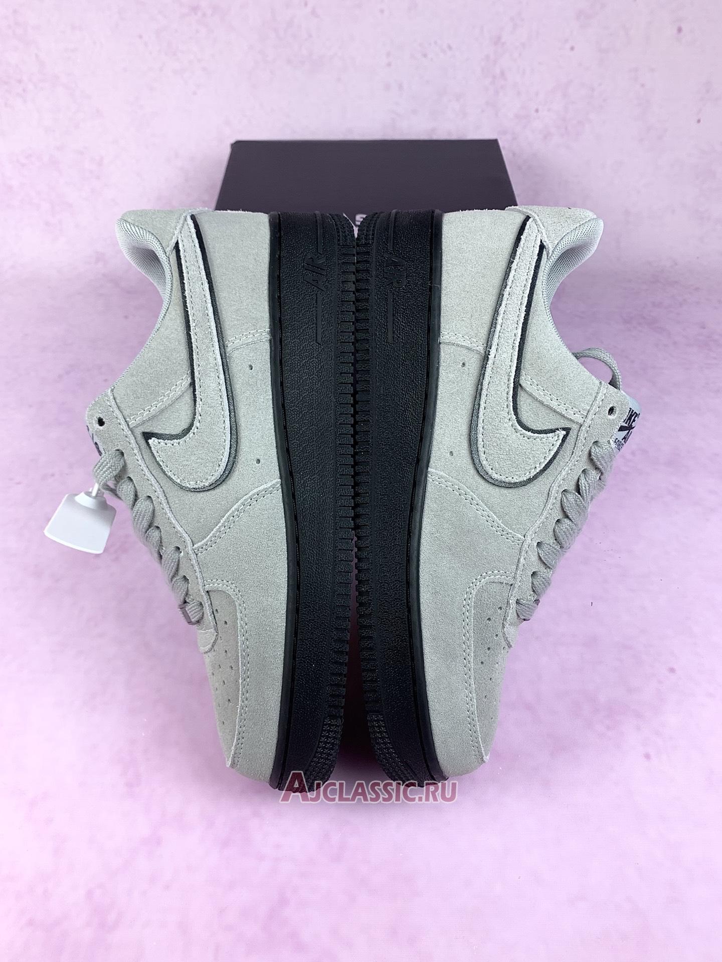 New Nike Air Force 1 Low 07 LV8 "Light Smoke Grey Suede Black" HQ1966-001 Shoes