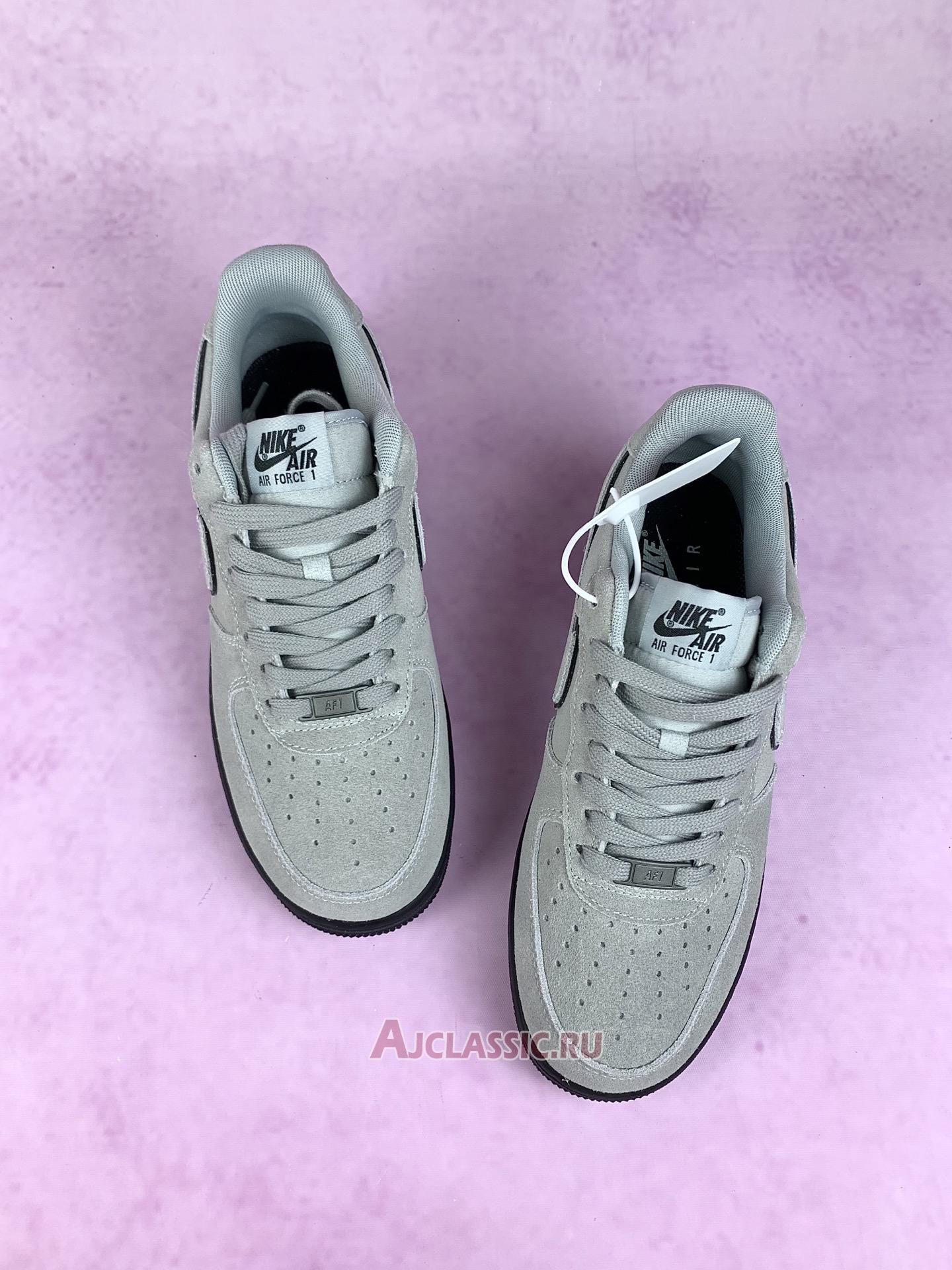 New Nike Air Force 1 Low 07 LV8 "Light Smoke Grey Suede Black" HQ1966-001 Shoes