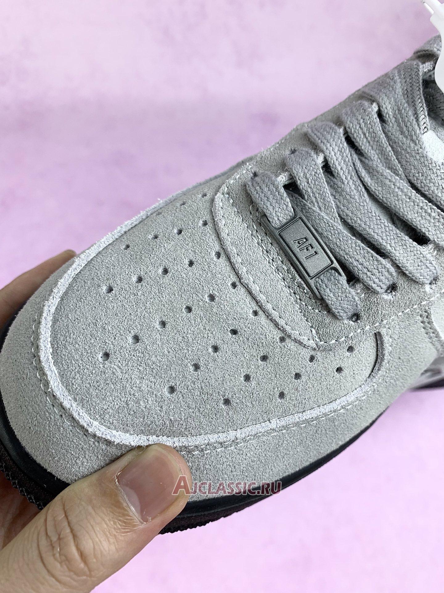 New Nike Air Force 1 Low 07 LV8 "Light Smoke Grey Suede Black" HQ1966-001 Shoes