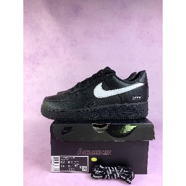 Buy Supreme x Nike Air Force 1 Low Box Logo - Black White Black CU9225-002 Quality Reps Replicas Shoes