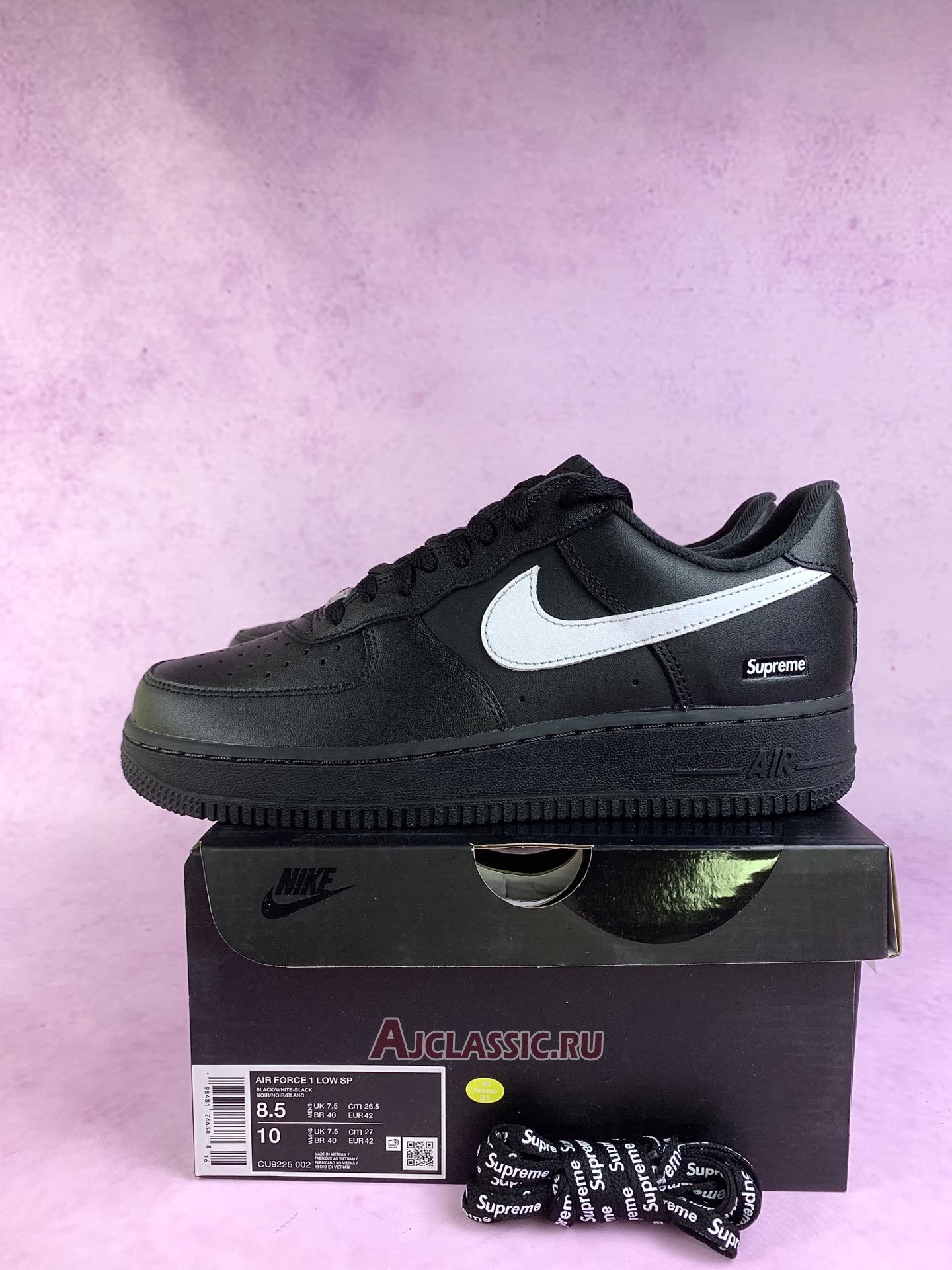 New Supreme x Nike Air Force 1 Low "Box Logo - Black White" CU9225-002 Shoes