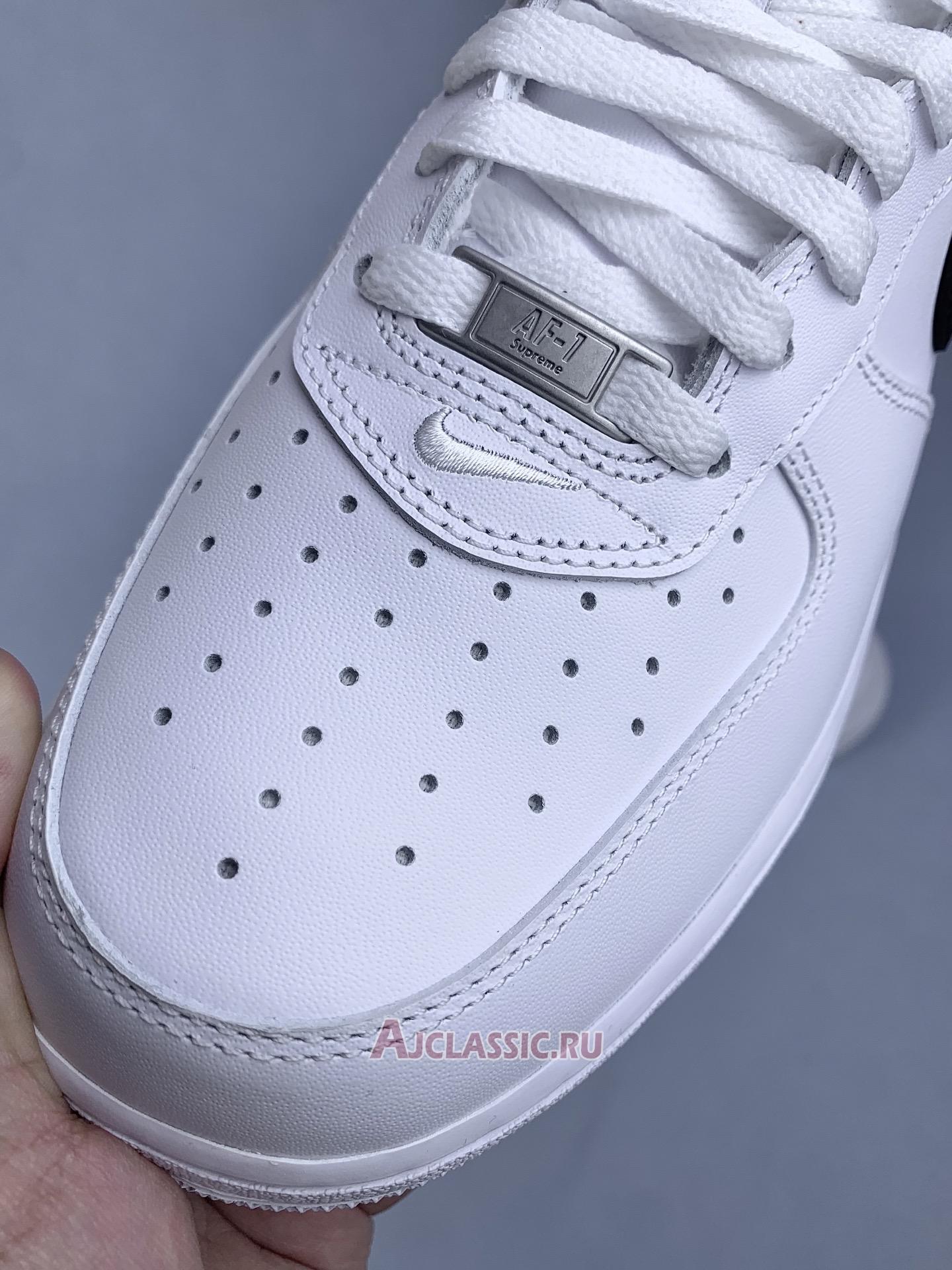 New Supreme x Nike Air Force 1 Low "Box Logo - White Black" CU9225-102 Shoes