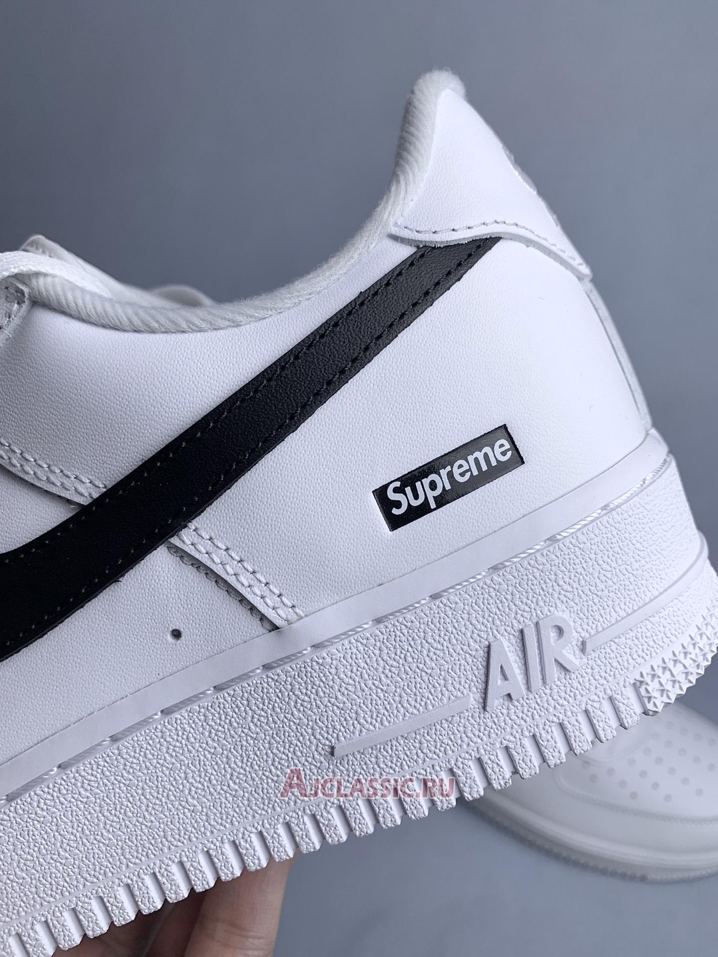 New Supreme x Nike Air Force 1 Low "Box Logo - White Black" CU9225-102 Shoes