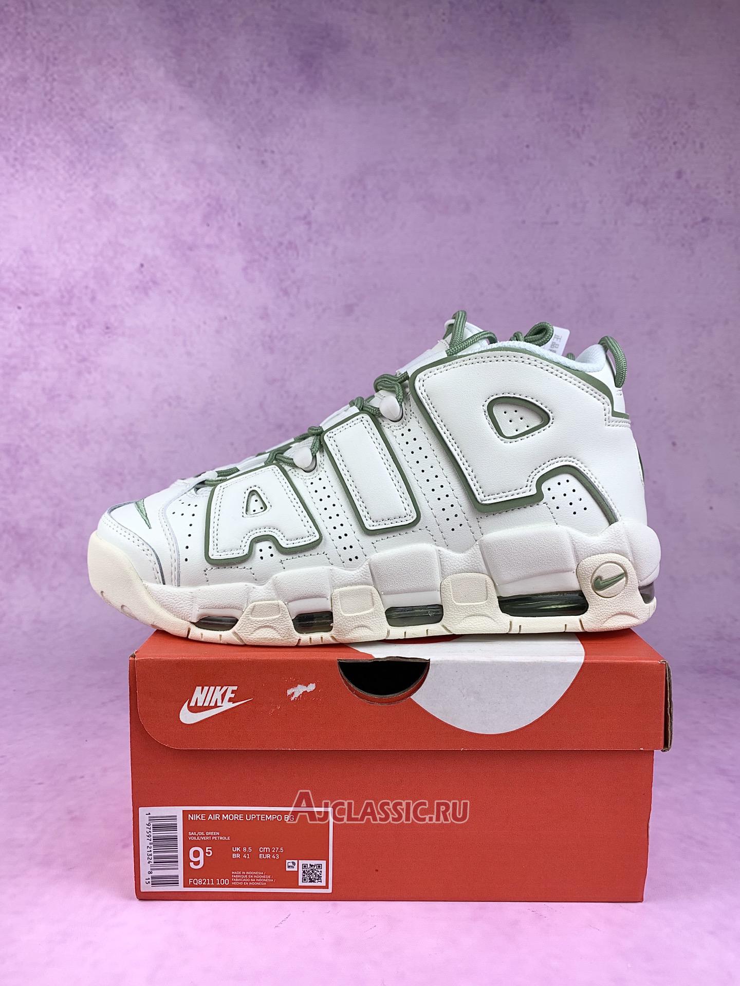 New Nike Air More Uptempo "Sail Green" FQ8211-100 Shoes