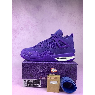 Buy Nigel Sylvester x Air Jordan 4 Brick by Brick Purple Rain Purple HF4340-500 Quality Reps Replicas Shoes