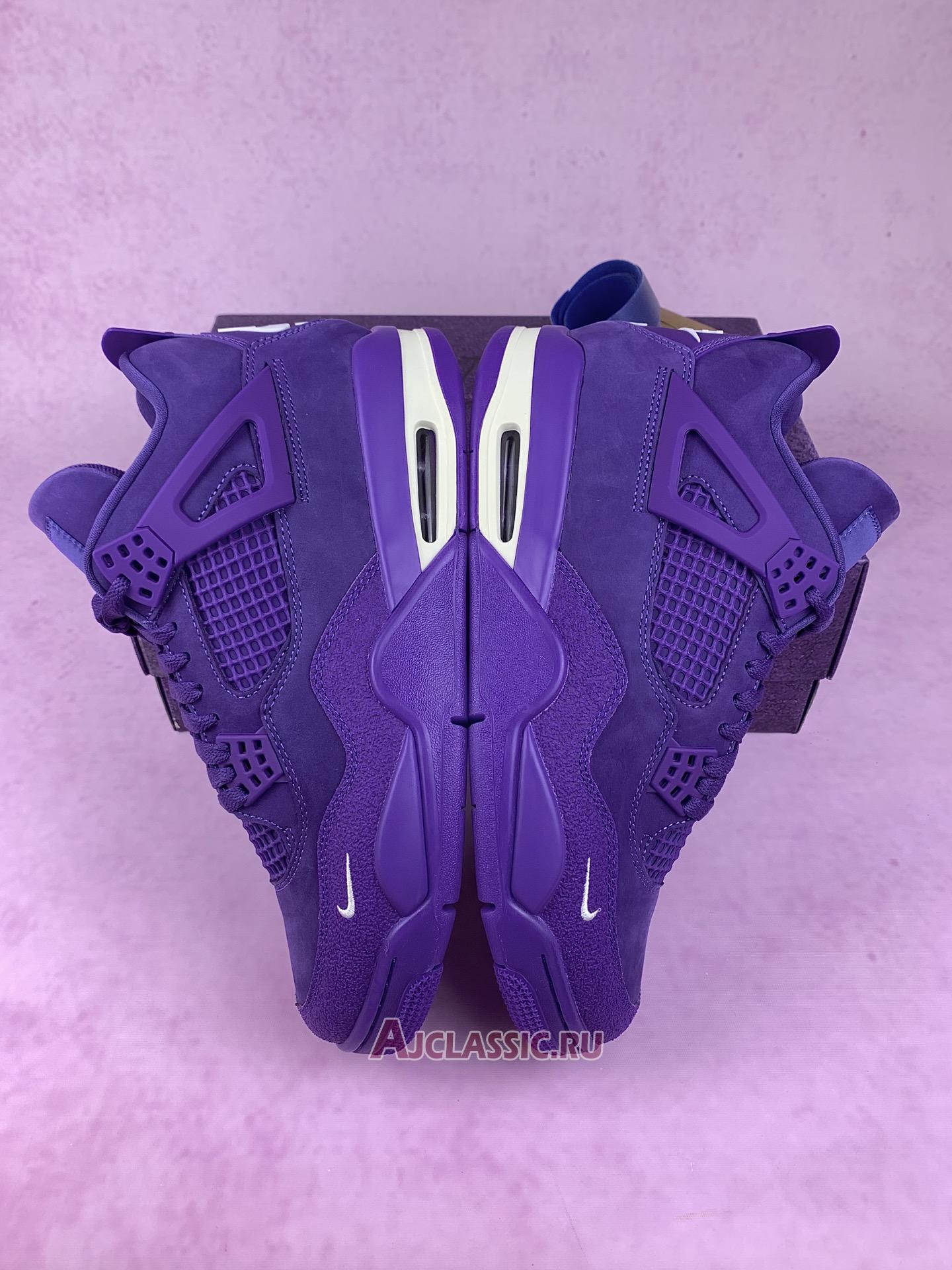 New Nigel Sylvester x Air Jordan 4 Brick by Brick "Purple Rain" HF4340-500 Shoes