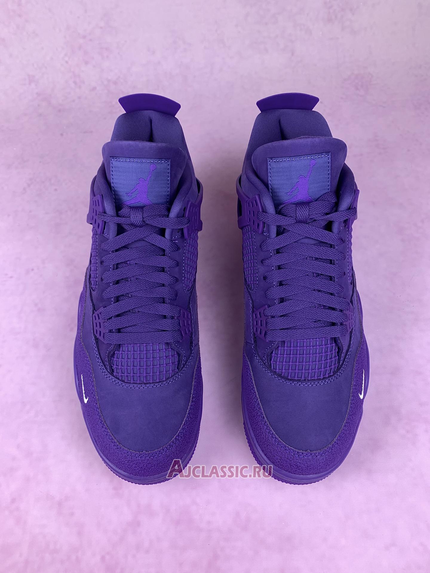 New Nigel Sylvester x Air Jordan 4 Brick by Brick "Purple Rain" HF4340-500 Shoes