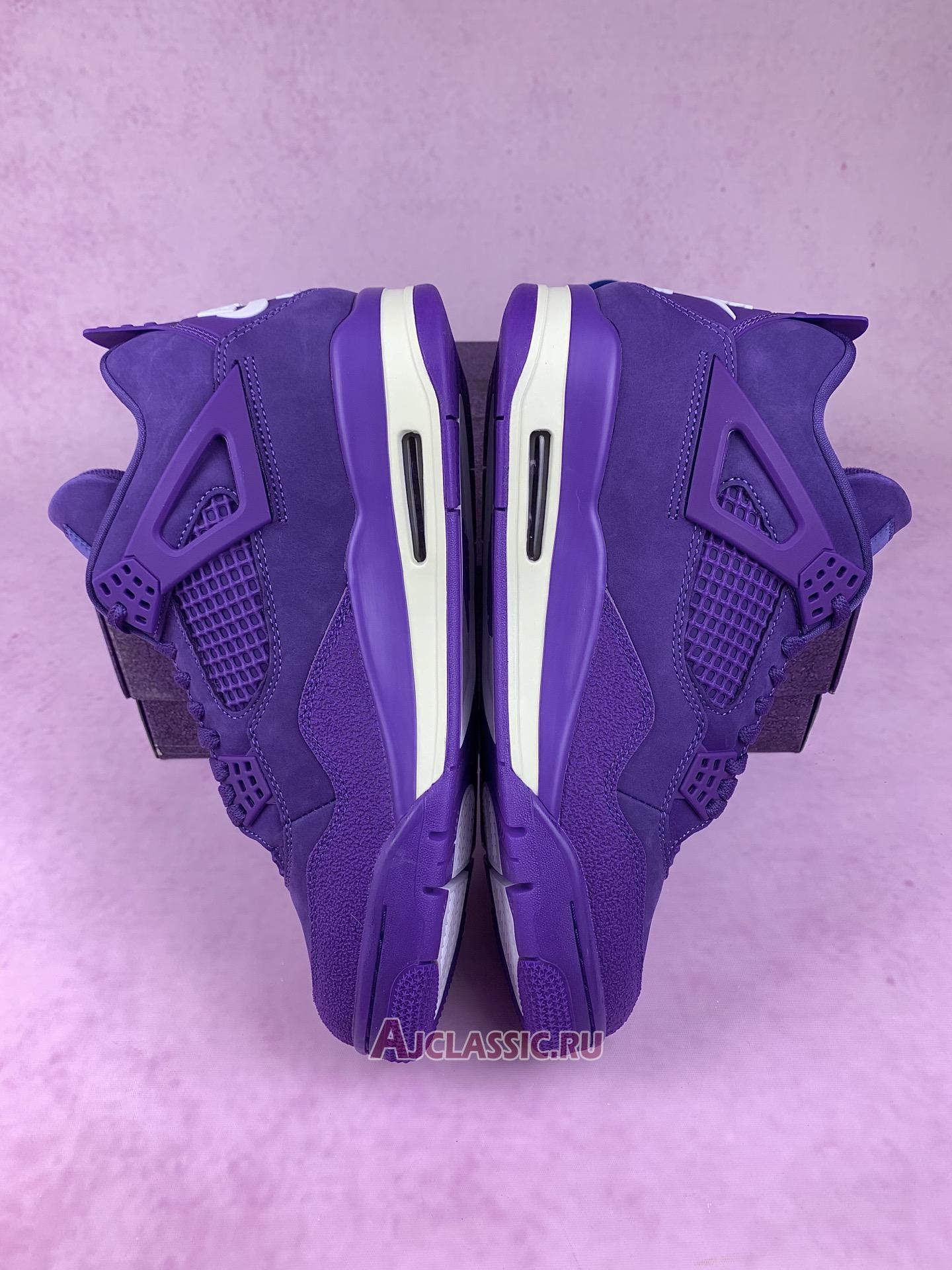 New Nigel Sylvester x Air Jordan 4 Brick by Brick "Purple Rain" HF4340-500 Shoes