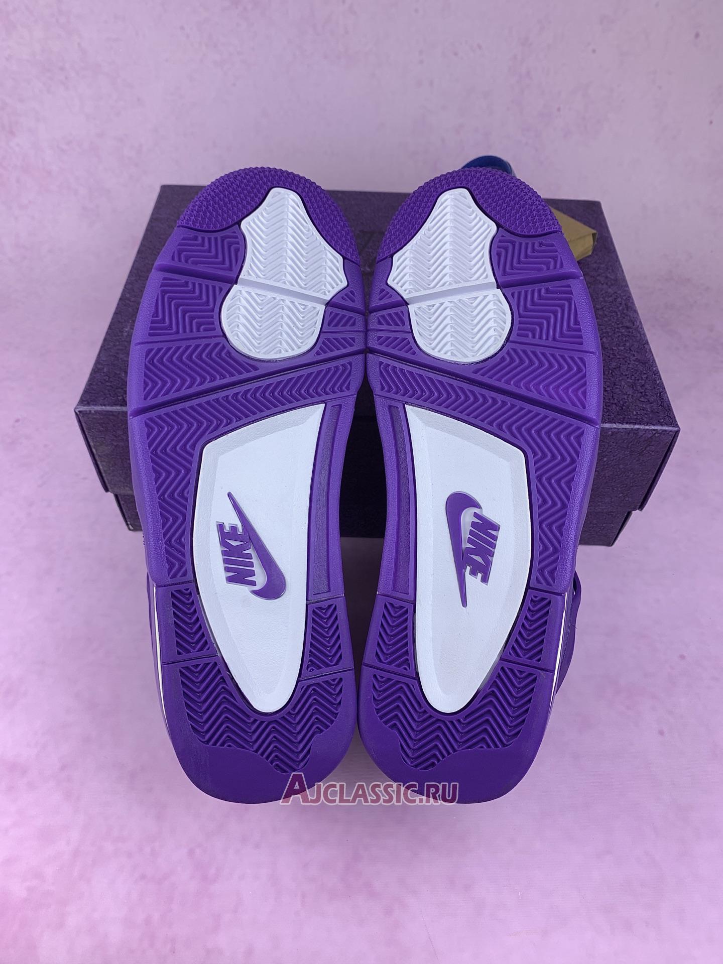 New Nigel Sylvester x Air Jordan 4 Brick by Brick "Purple Rain" HF4340-500 Shoes