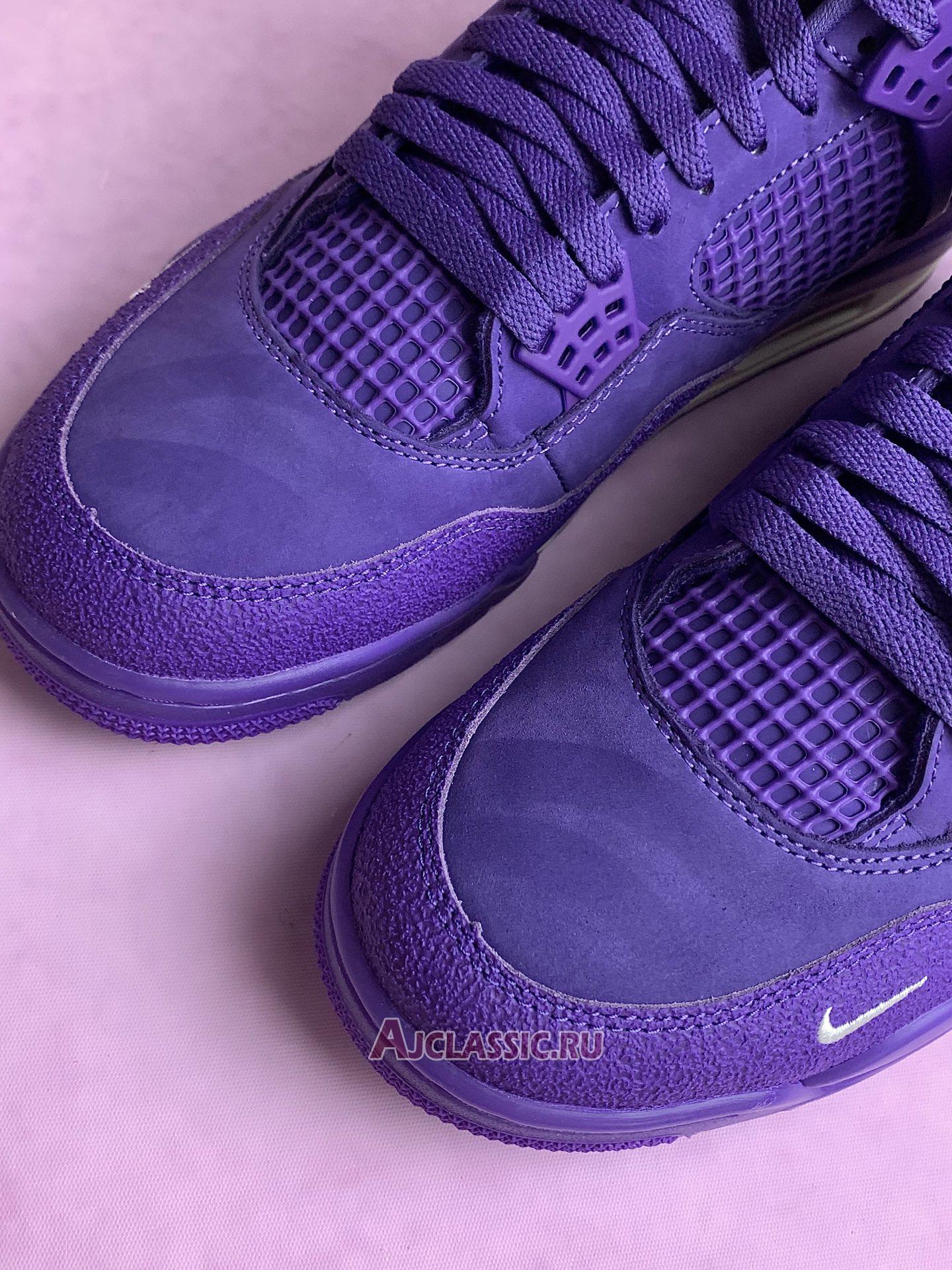 New Nigel Sylvester x Air Jordan 4 Brick by Brick "Purple Rain" HF4340-500 Shoes