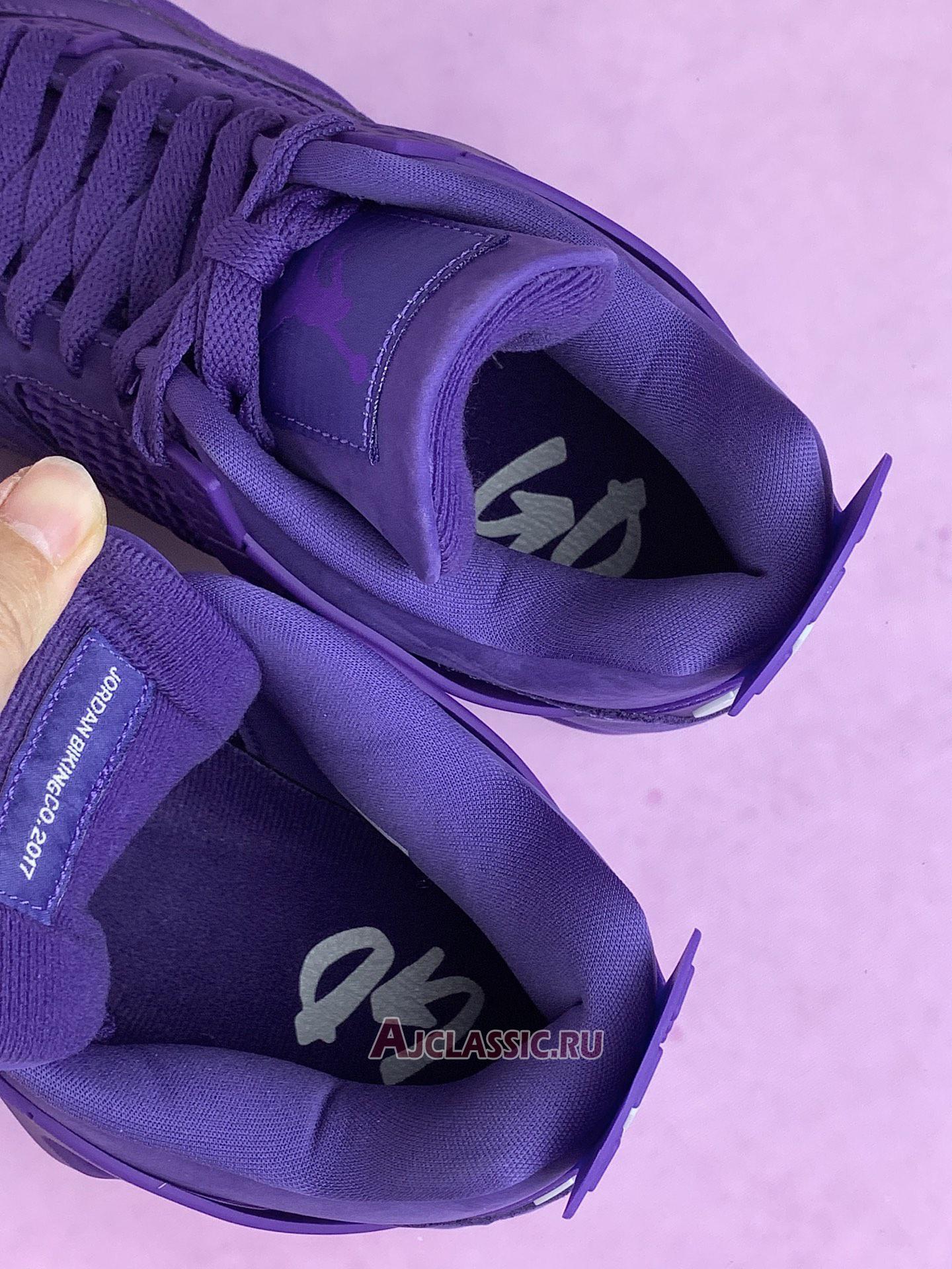 New Nigel Sylvester x Air Jordan 4 Brick by Brick "Purple Rain" HF4340-500 Shoes