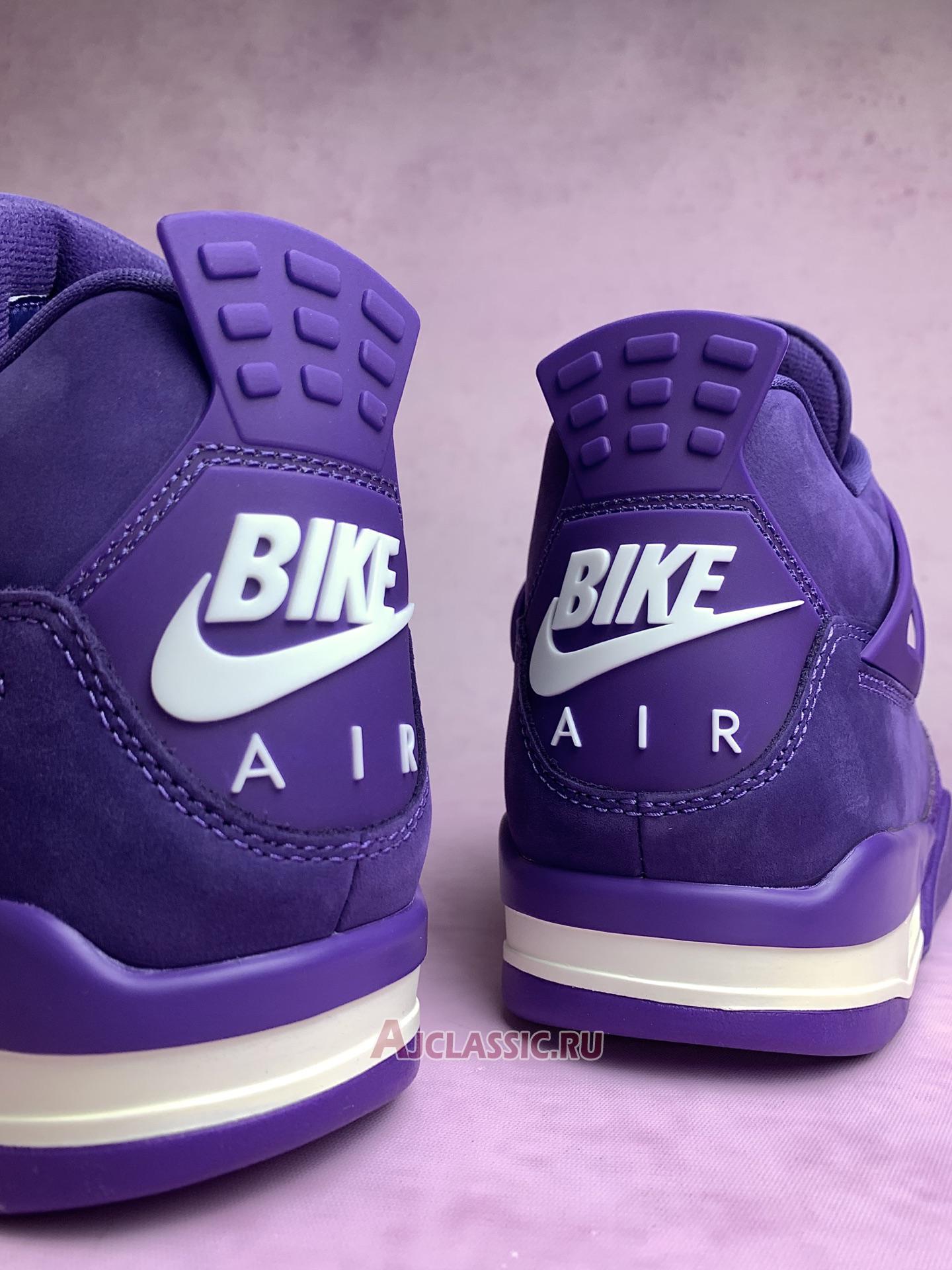 New Nigel Sylvester x Air Jordan 4 Brick by Brick "Purple Rain" HF4340-500 Shoes