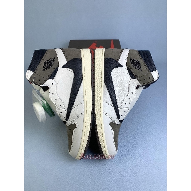 Buy Travis Scott x Air Jordan 1 Retro High OG SP Reverse Alternate Brown CD4487-100-7 Quality Reps Replicas Shoes