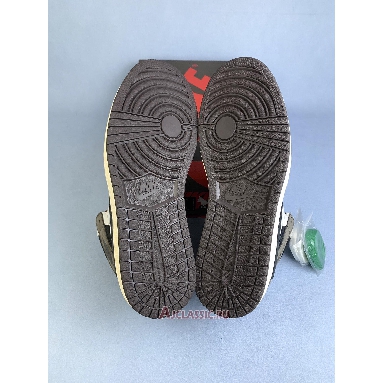 Buy Travis Scott x Air Jordan 1 Retro High OG SP Reverse Alternate Brown CD4487-100-7 Quality Reps Replicas Shoes