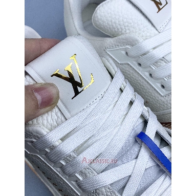 Buy Louis Vuitton LV Trainer White Orange White 1AHTGO Quality Reps Replicas Shoes