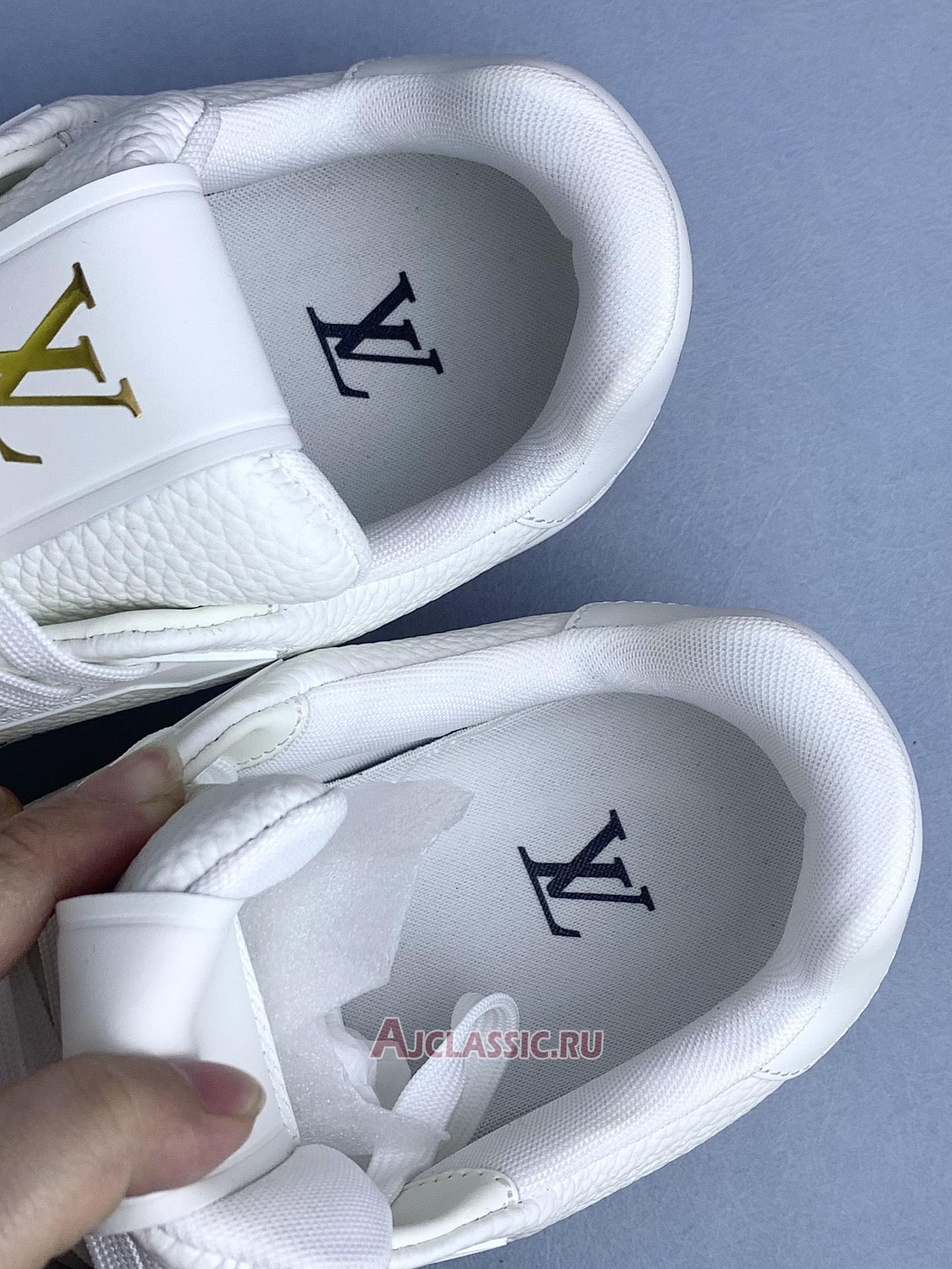 New Louis Vuitton LV Trainer "White Orange" 1AHTGO Shoes