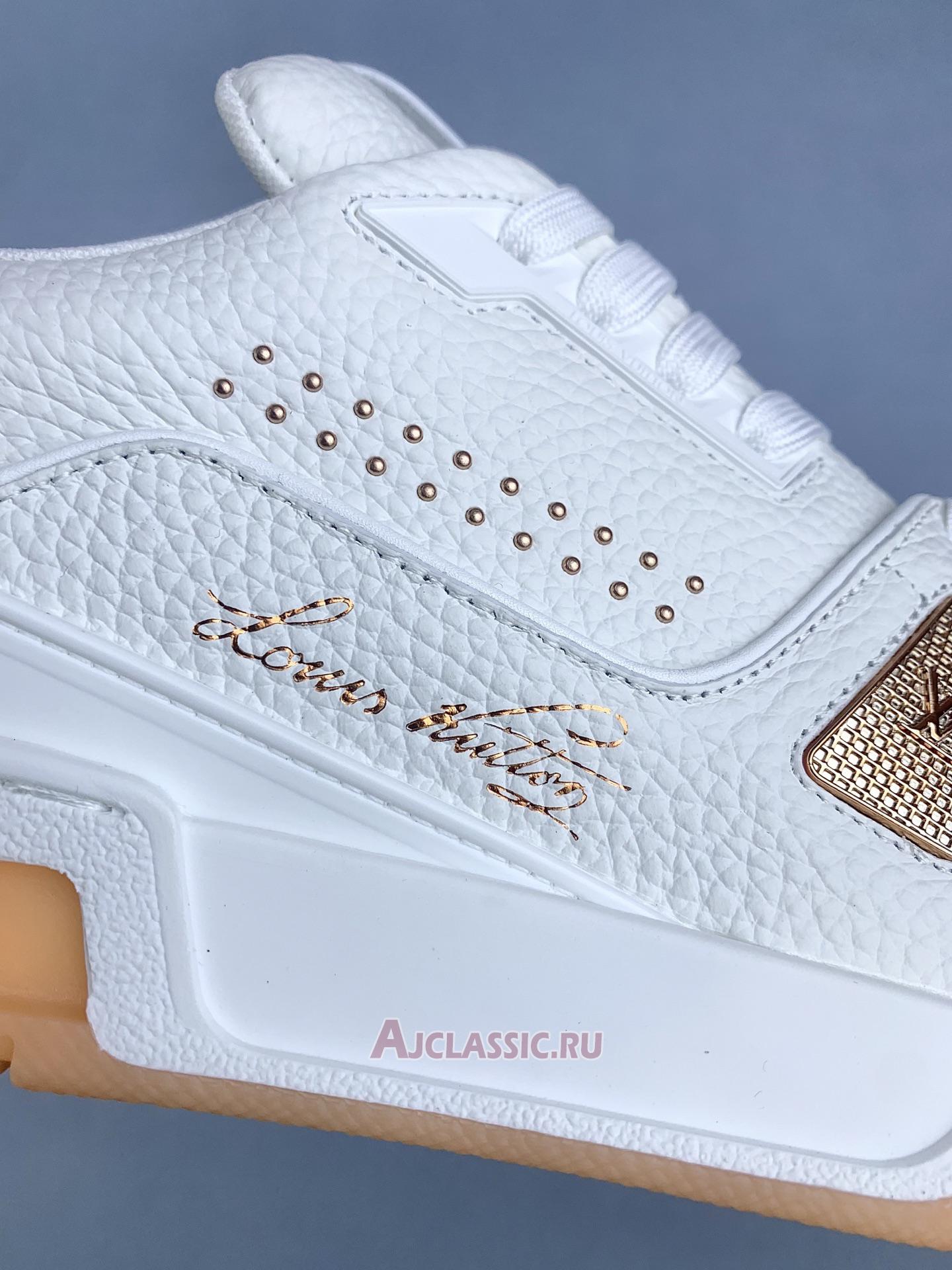 New Louis Vuitton LV Trainer "White Orange" 1AHTGO Shoes