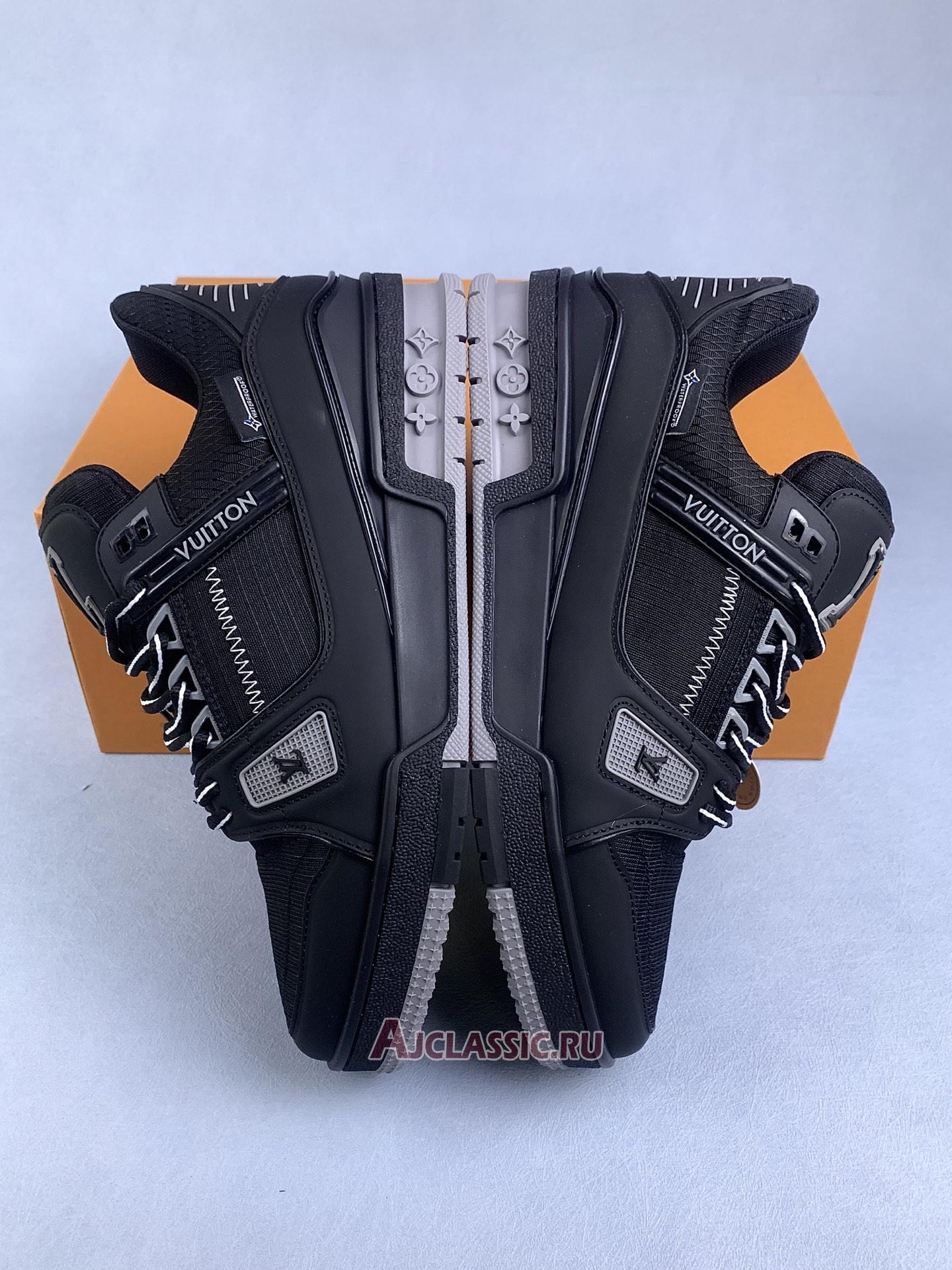 New Louis Vuitton LV Trainer "Black Grey" 1ADEW3 Shoes