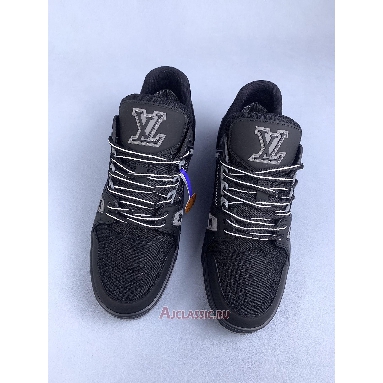 Buy Louis Vuitton LV Trainer Black Grey Black 1ADEW3 Quality Reps Replicas Shoes
