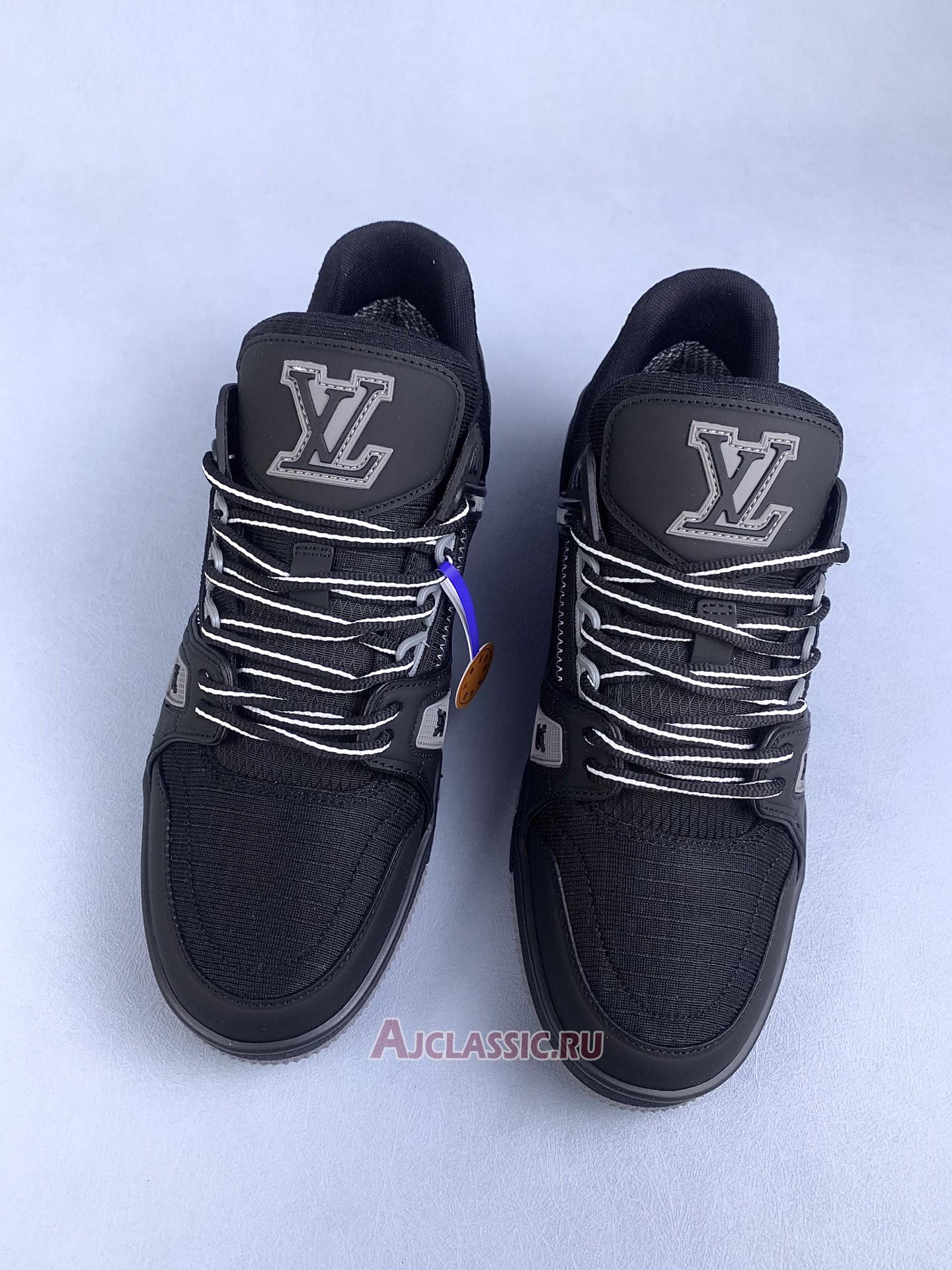 New Louis Vuitton LV Trainer "Black Grey" 1ADEW3 Shoes
