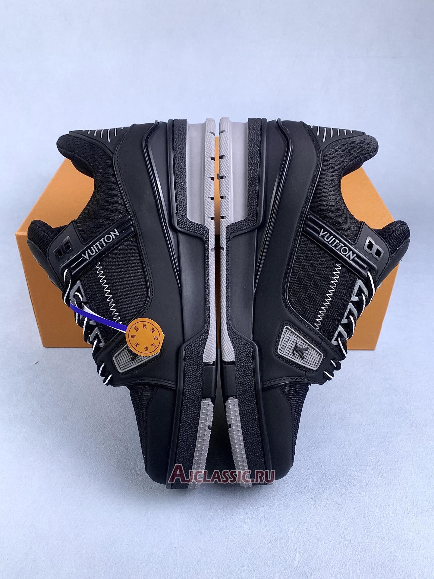 New Louis Vuitton LV Trainer "Black Grey" 1ADEW3 Shoes