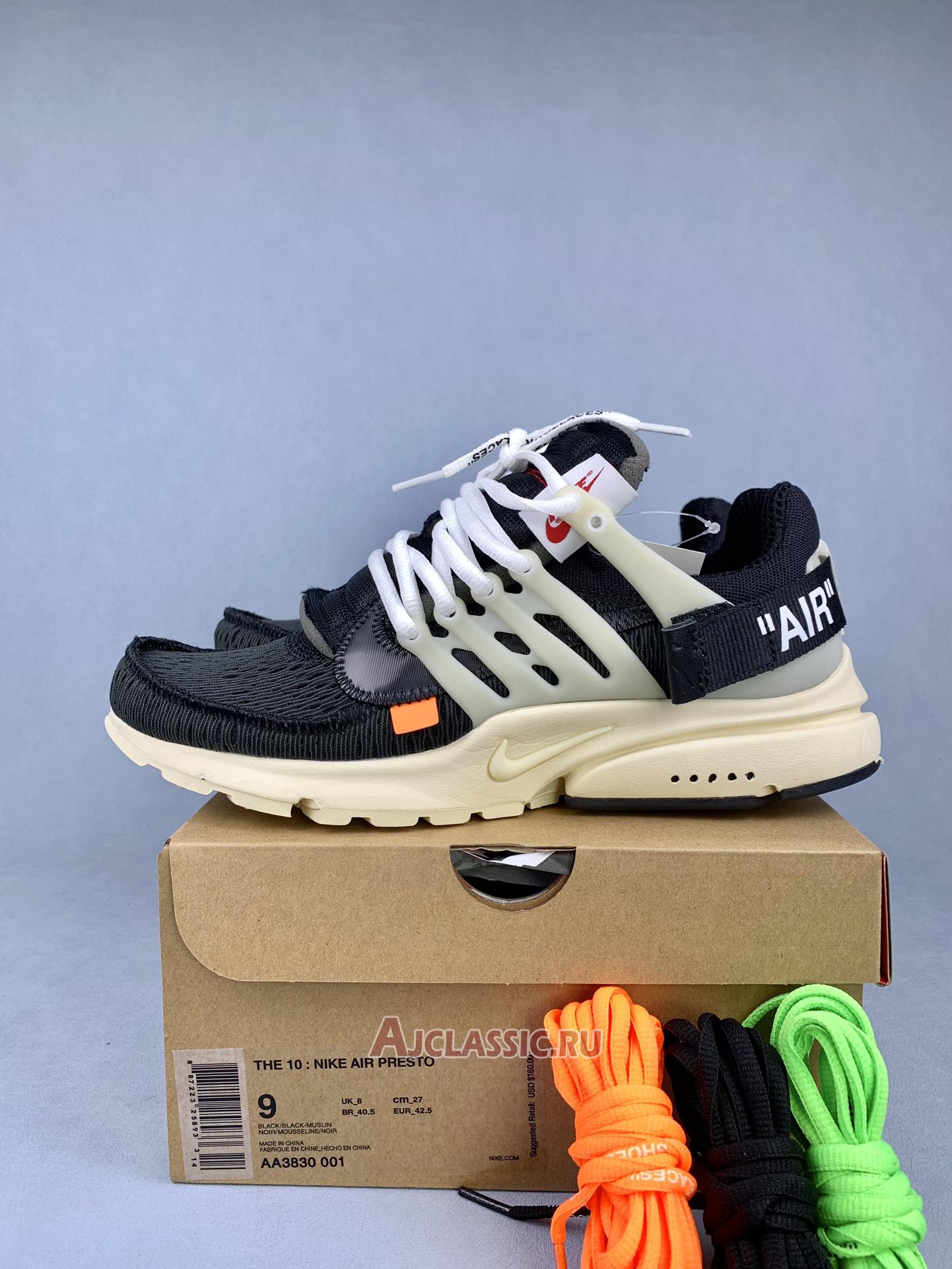 New Nike Off-White x Air Presto "The Ten" AA3830-001-2 Shoes