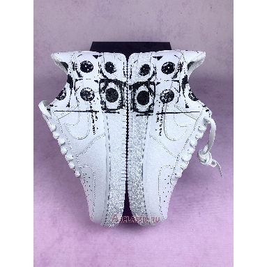 Buy Supreme x Comme des Garcons SHIRT x Nike Air Force 1 Low Eyes White 923044-100 Quality Reps Replicas Shoes