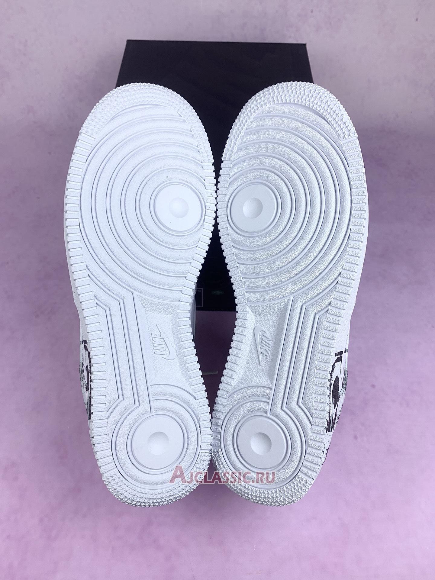 New Supreme x Comme des Garcons SHIRT x Nike Air Force 1 Low "Eyes" 923044-100 Shoes