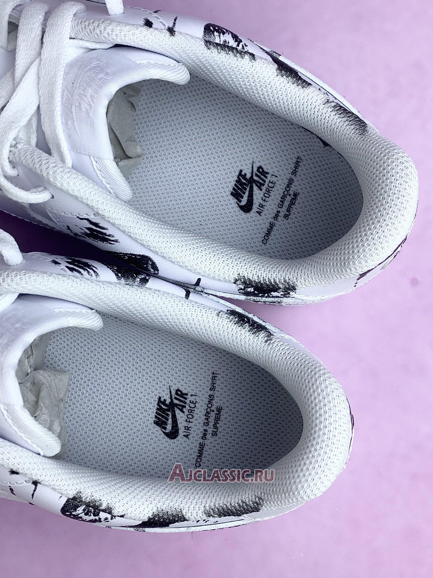 New Supreme x Comme des Garcons SHIRT x Nike Air Force 1 Low "Eyes" 923044-100 Shoes