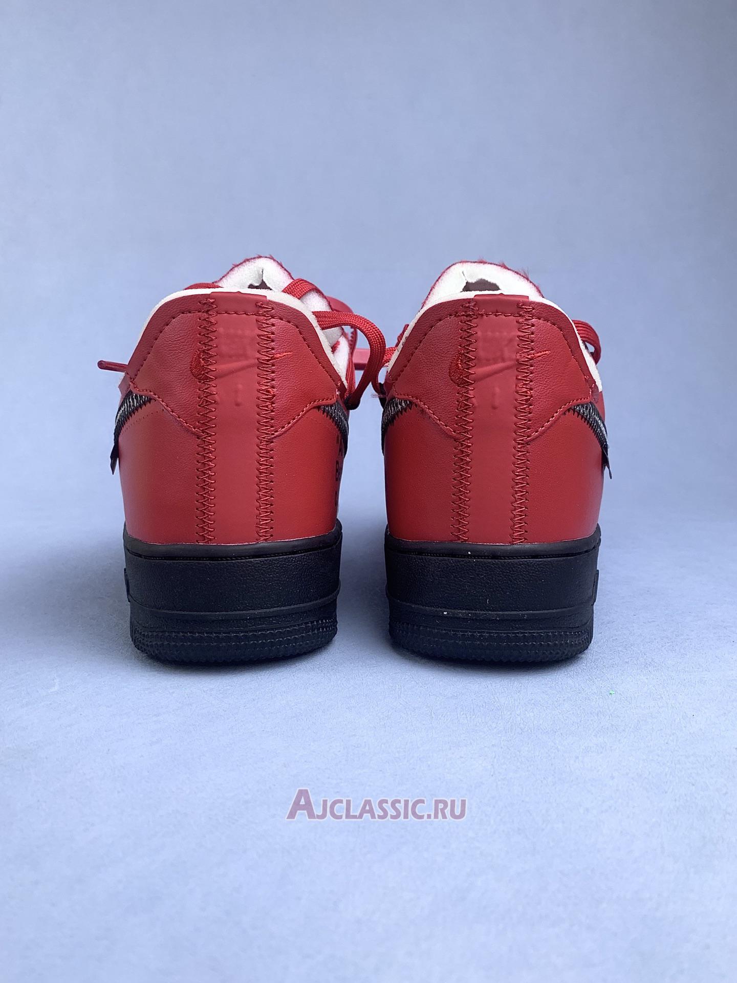 New Off-White x Nike Air Force 1 Overlace "Crimson" DD1876-600 Shoes