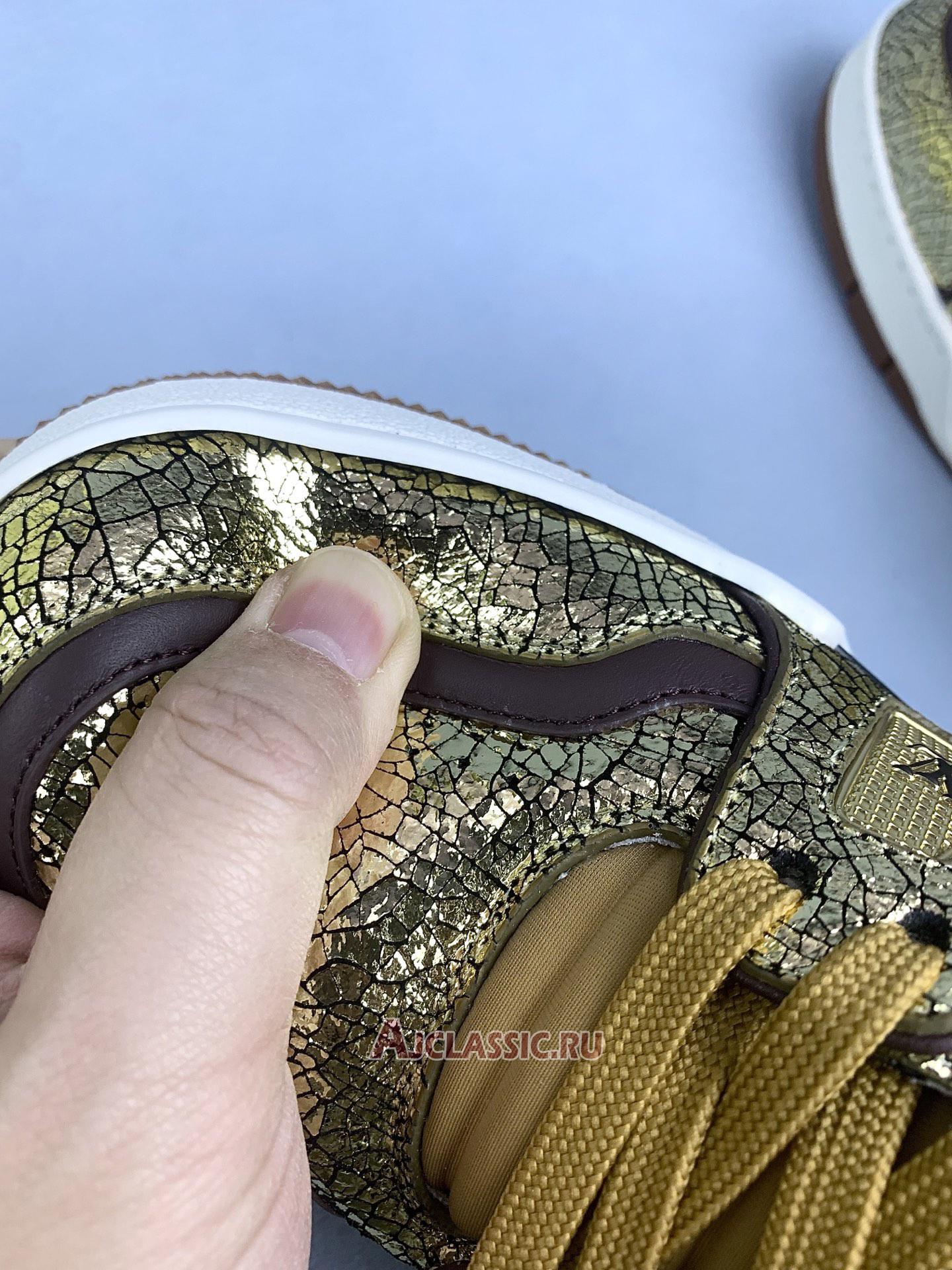 New Louis Vuitton LV Trainer Sneaker "Gold" 1AJA14 Shoes