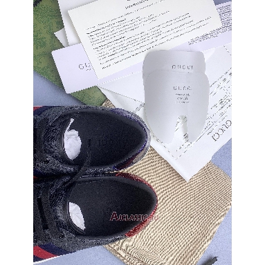 Buy Gucci Ace GG Supreme Black Grey Grey 429445 K2LH0 1130 Quality Reps Replicas Shoes