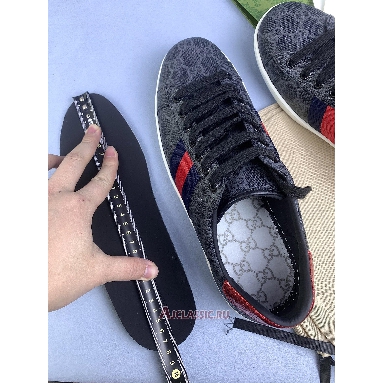 Buy Gucci Ace GG Supreme Black Grey Grey 429445 K2LH0 1130 Quality Reps Replicas Shoes