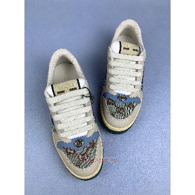 Buy Gucci Screener Brown Blue Red Brown 677423 9SFR0 4983-2 Quality Reps Replicas Shoes