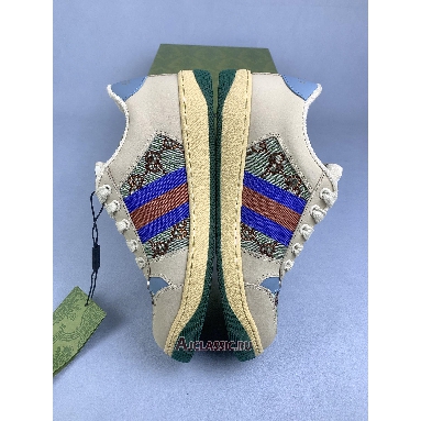 Buy Gucci Screener Brown Blue Red Brown 677423 9SFR0 4983-2 Quality Reps Replicas Shoes