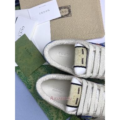 Buy Gucci Screener Brown Blue Red Brown 677423 9SFR0 4983-2 Quality Reps Replicas Shoes