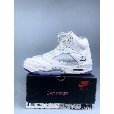 Buy Air Jordan 5 Retro White Metallic 2026 White HQ7978-103 Quality Reps Replicas Shoes