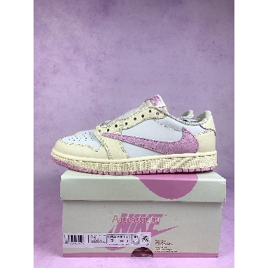 Buy Travis Scott x Air Jordan 1 Low OG Sail Shy Pink Pink IQ7604-101 Quality Reps Replicas Shoes