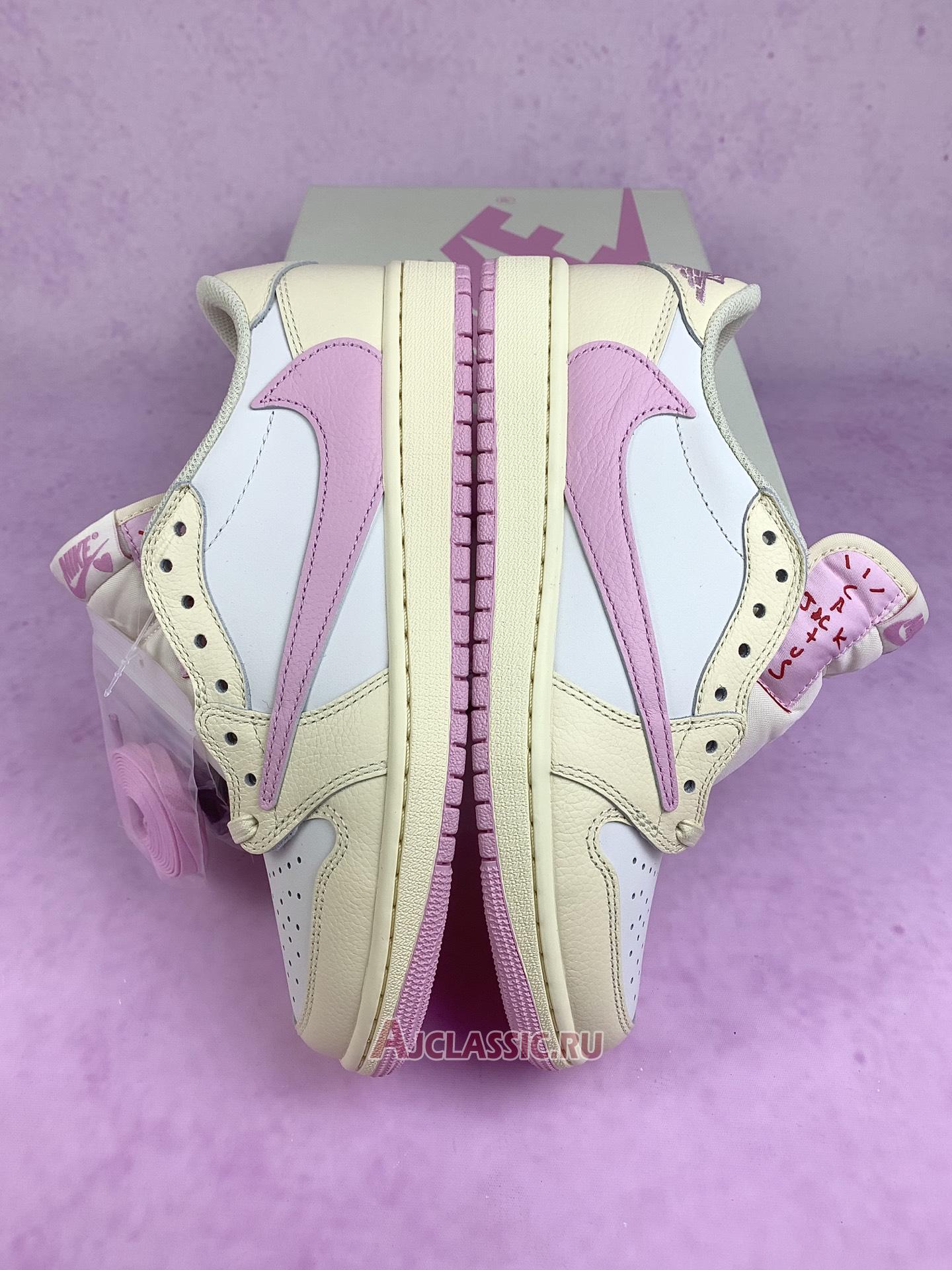 New Travis Scott x Air Jordan 1 Low OG "Sail Shy Pink" IQ7604-101 Shoes