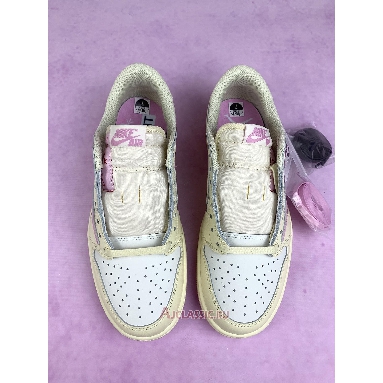 Buy Travis Scott x Air Jordan 1 Low OG Sail Shy Pink Pink IQ7604-101 Quality Reps Replicas Shoes