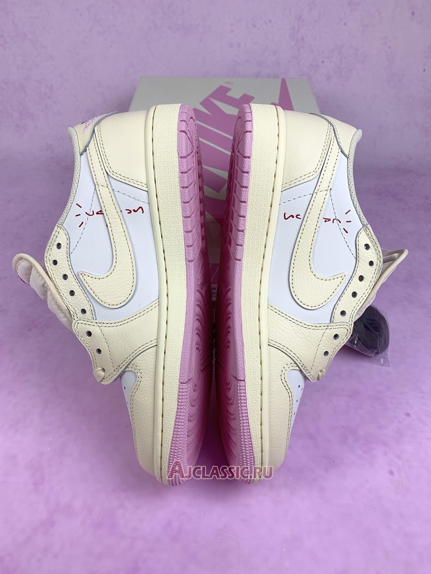 New Travis Scott x Air Jordan 1 Low OG "Sail Shy Pink" IQ7604-101 Shoes