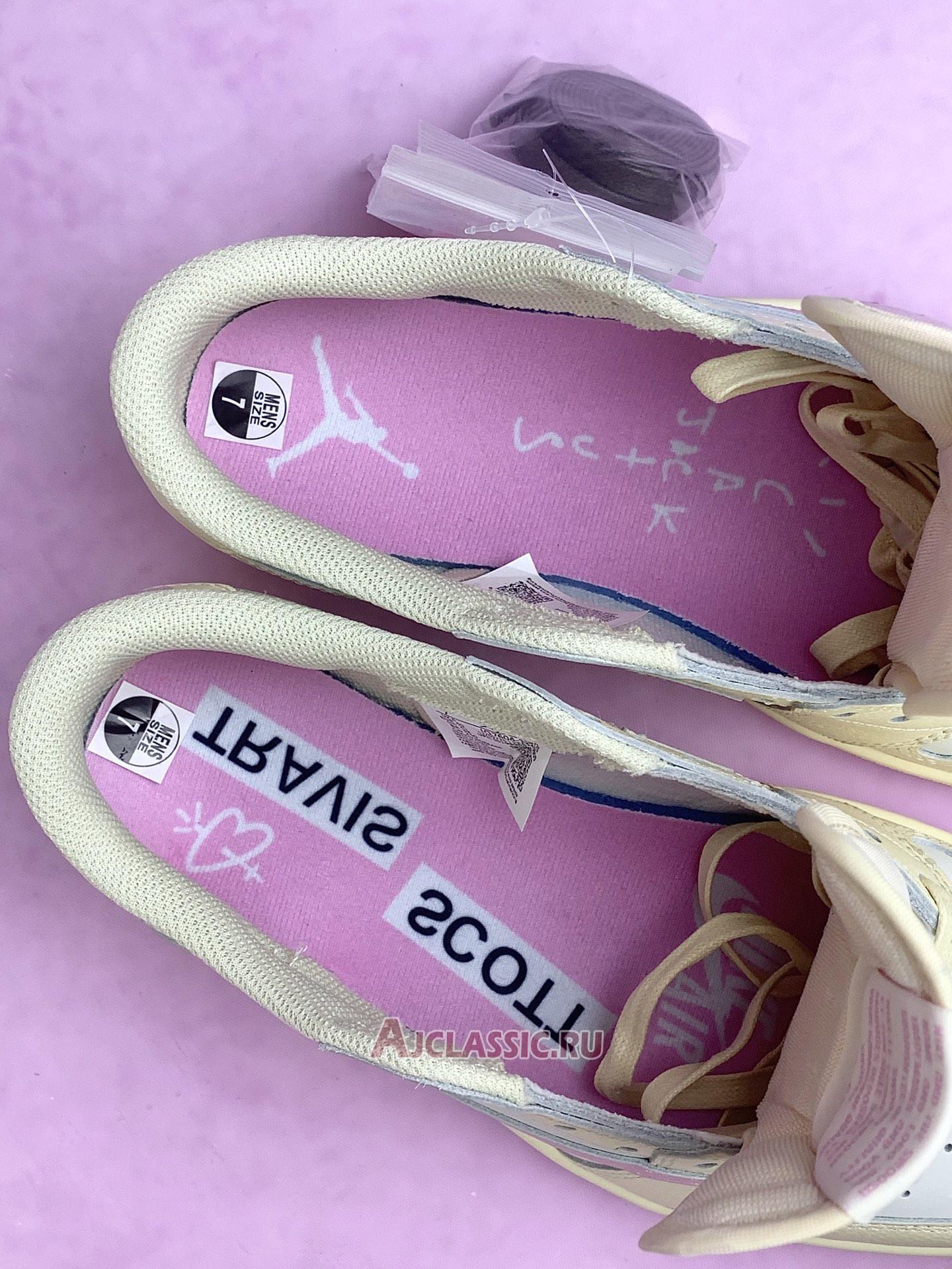 New Travis Scott x Air Jordan 1 Low OG "Sail Shy Pink" IQ7604-101 Shoes