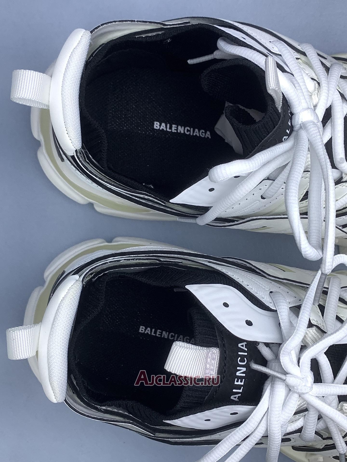 New Balenciaga Track Sock Sneaker "White Black" 736330 W3SKC 9010 Shoes