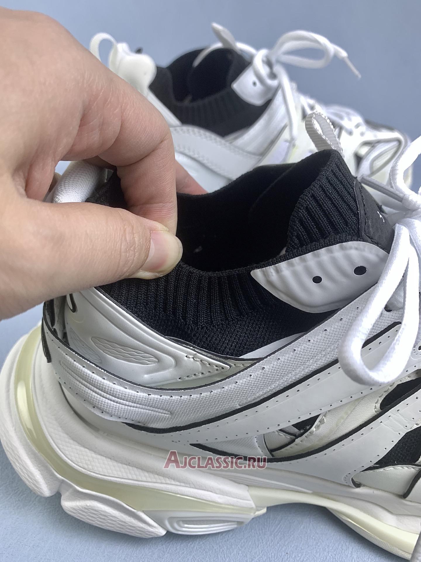 New Balenciaga Track Sock Sneaker "White Black" 736330 W3SKC 9010 Shoes