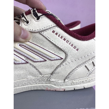 Buy Balenciaga Hamptons Medium Worn-Out Off White Red White 841765 WCURS 9960 Quality Reps Replicas Shoes