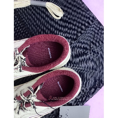 Buy Balenciaga Hamptons Medium Worn-Out Off White Red White 841765 WCURS 9960 Quality Reps Replicas Shoes