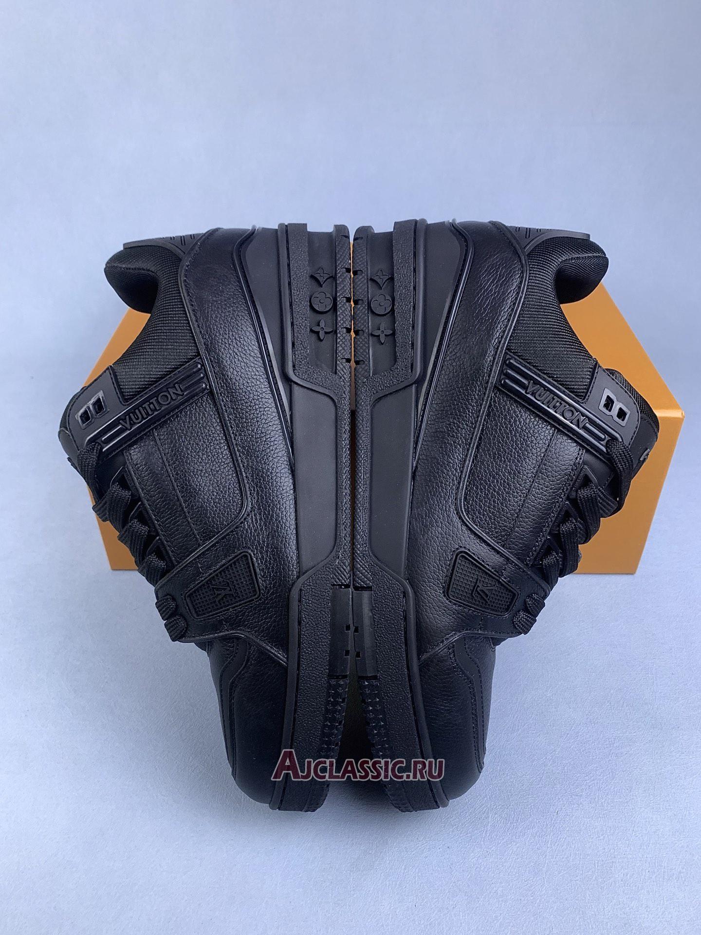 New Louis Vuitton LV Trainer Sneaker "Black Monogram" 1AHDBS Shoes