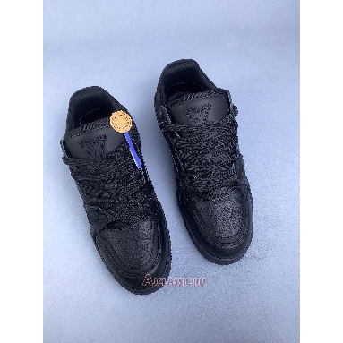 Buy Louis Vuitton LV Trainer Sneaker Black Monogram Black 1AHDBS Quality Reps Replicas Shoes