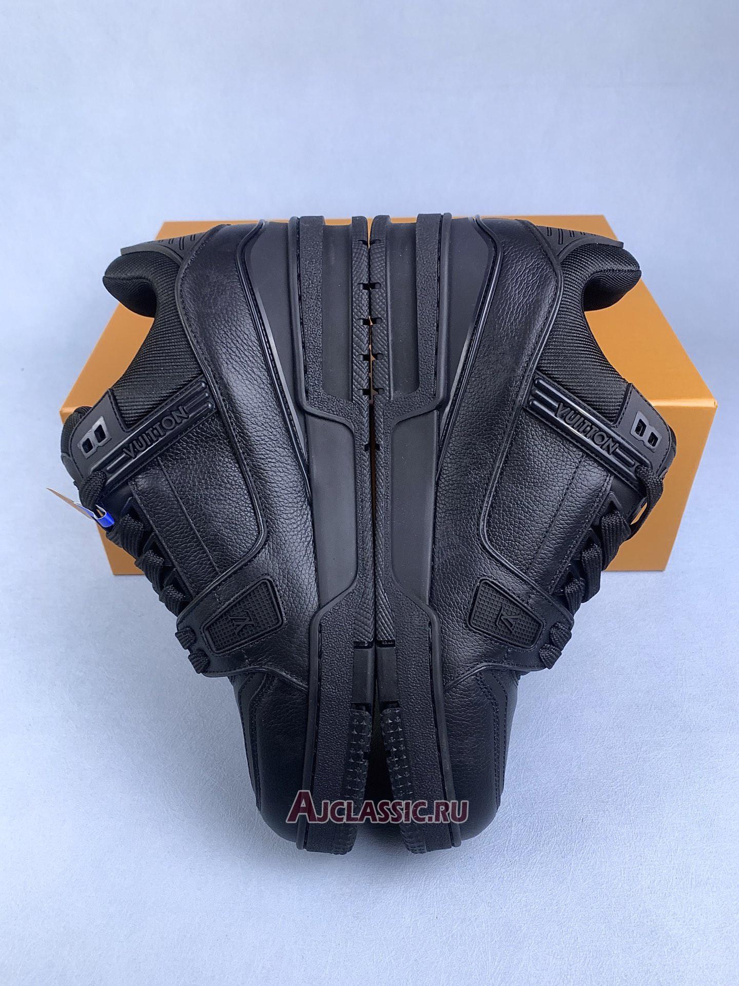 New Louis Vuitton LV Trainer Sneaker "Black Monogram" 1AHDBS Shoes
